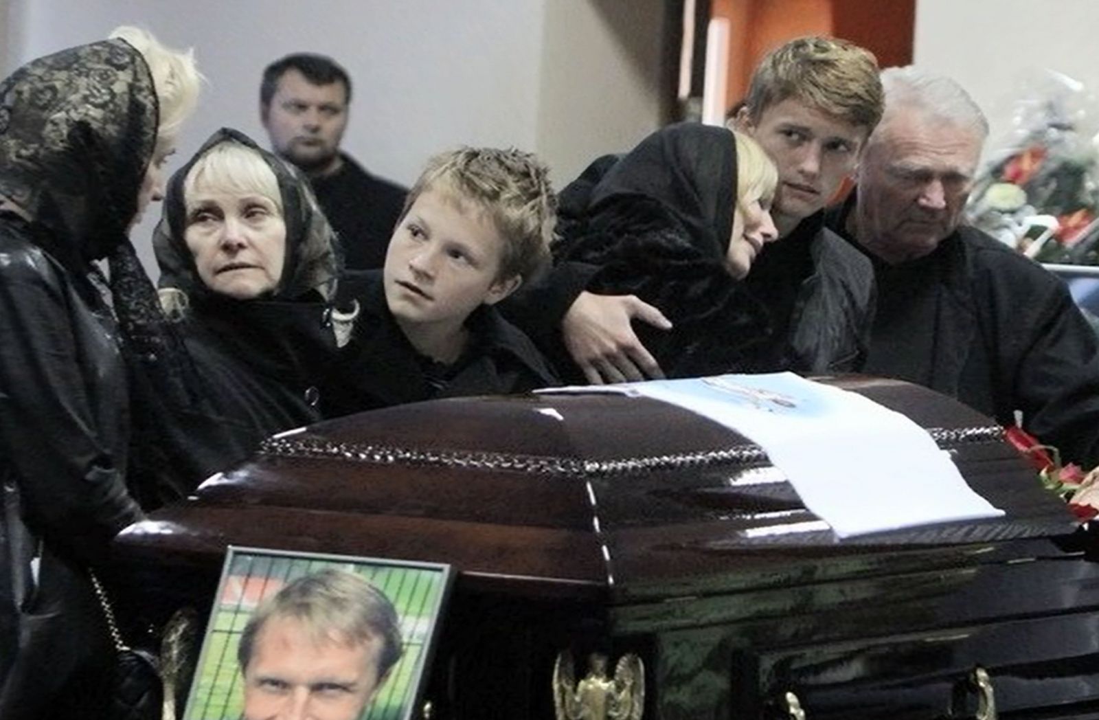 Похороны Андрея Гусина
